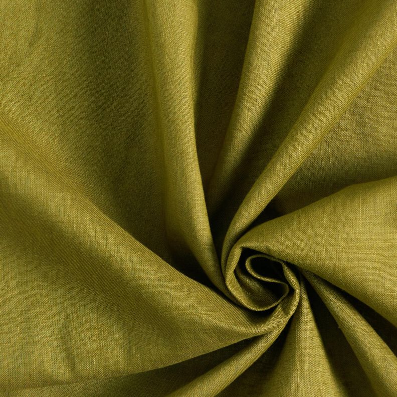 Lekka mieszanka lnu, wstępnie uprana – oliwka,  image number 1
