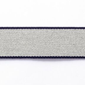Taśma parciana [ 3,5 cm ] – granat/szary, 