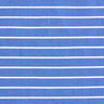Wiskoza strecz z błyszczącymi paskami – błękit/biel,  thumbnail number 1