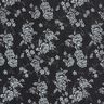 Chambray małe róże – czerń/biel,  thumbnail number 1