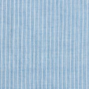 Muślin / Tkanina double crinkle paski z barwionej przędzy | Poppy Fabrics – niebieski, 