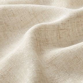 Tkanin dekoracyjna Woal Lureks – naturalny/srebro, 