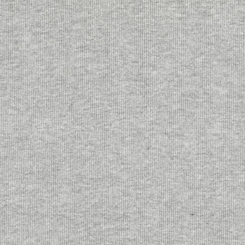 2x2 Dzianina ściągaczowa Melanż – srebro,  image number 4