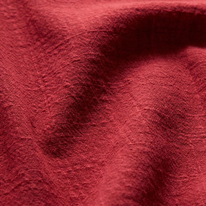 Tkanina bawełniana z efektem lnu – terakota,  image number 2