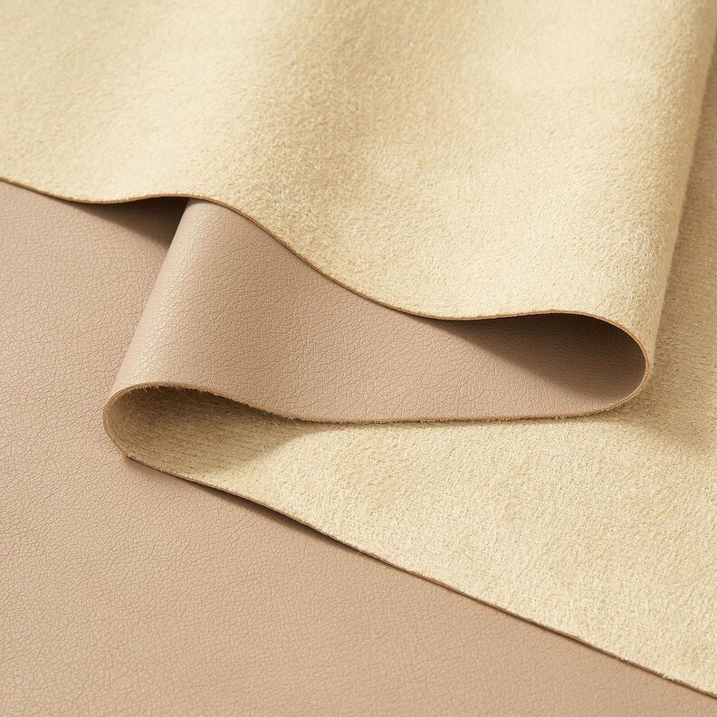 Sztuczna skóra z welurem na lewej stronie  – zawilec,  image number 3