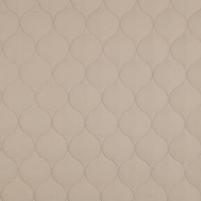 Tkanina pikowana wzór koła | Poppy Fabrics – ciemny beż, 