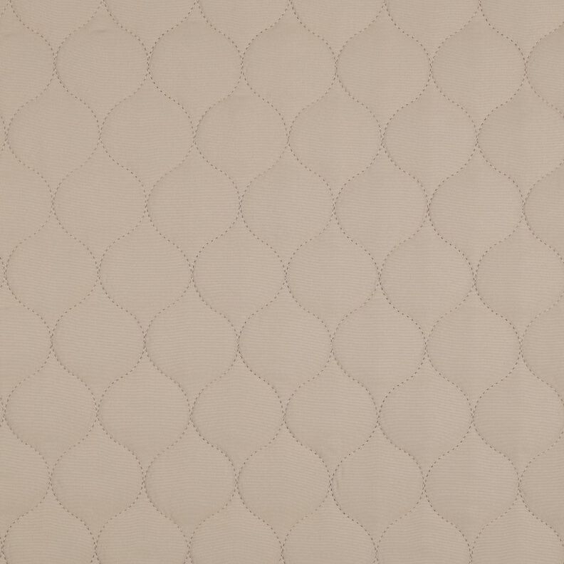 Tkanina pikowana wzór koła | Poppy Fabrics – ciemny beż,  image number 1