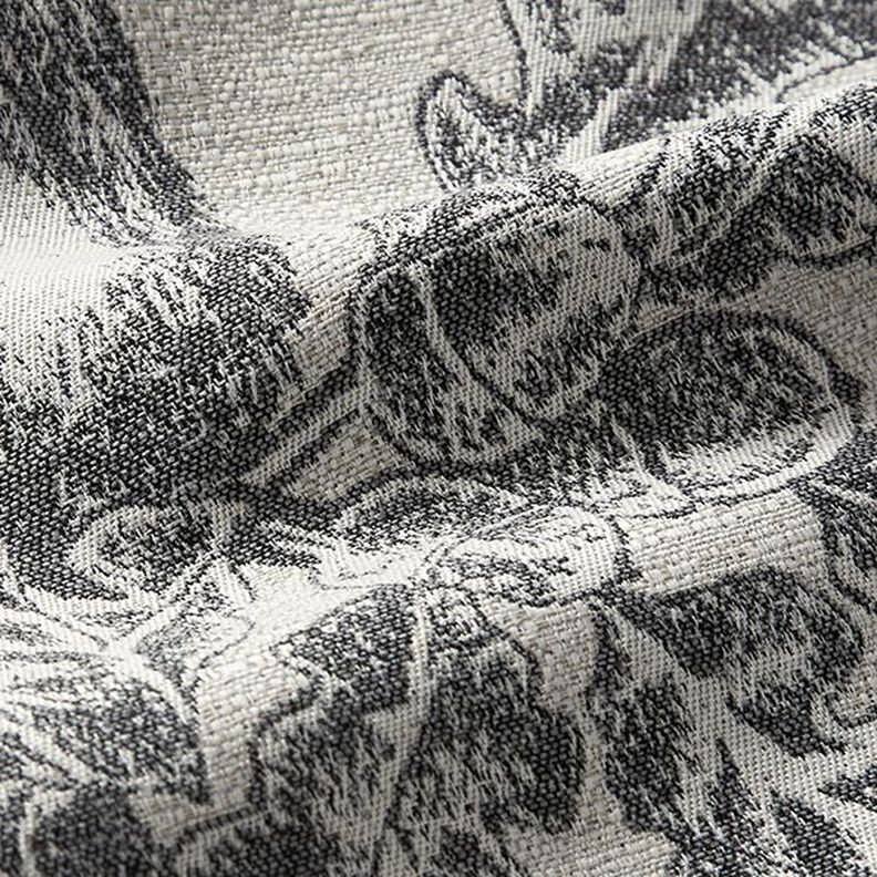 Panel dekoracyjny Gobelin jeleń z szarotką – szary,  image number 2