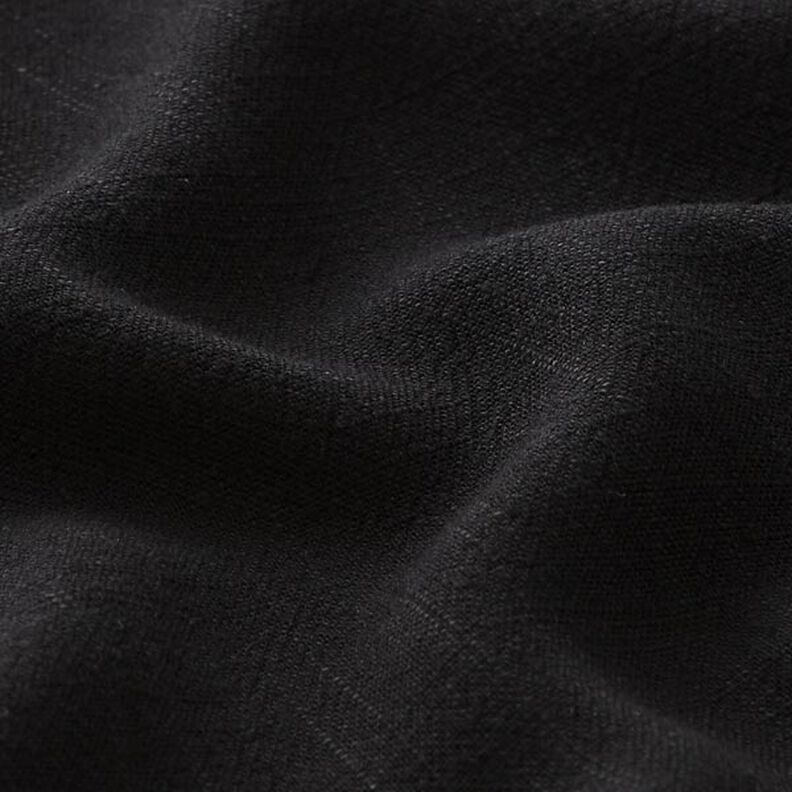 Mieszanka wiskozy i lnu soft – czerń,  image number 3