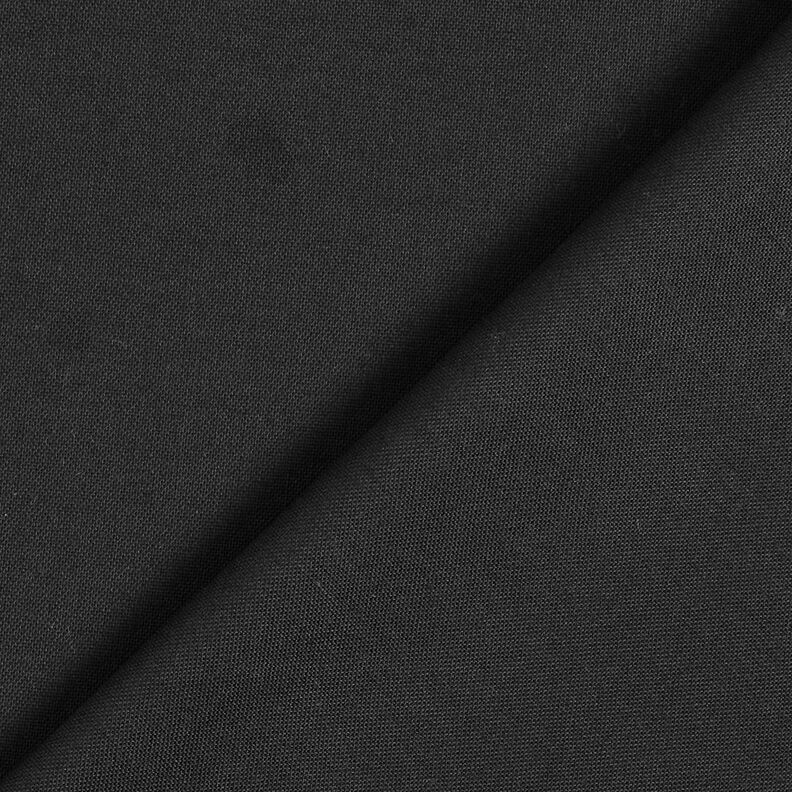 Tkanina bawełniana Kreton Jednokol – czerń,  image number 3