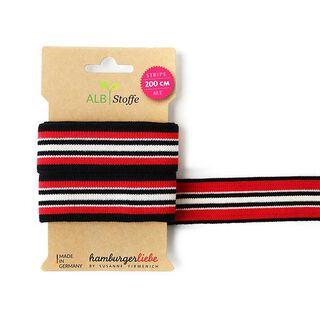 Taśmy żakardowe eko STRIPE ME college  [200 CM | 3,5 CM]  | Albstoffe | Hamburger Liebe, 