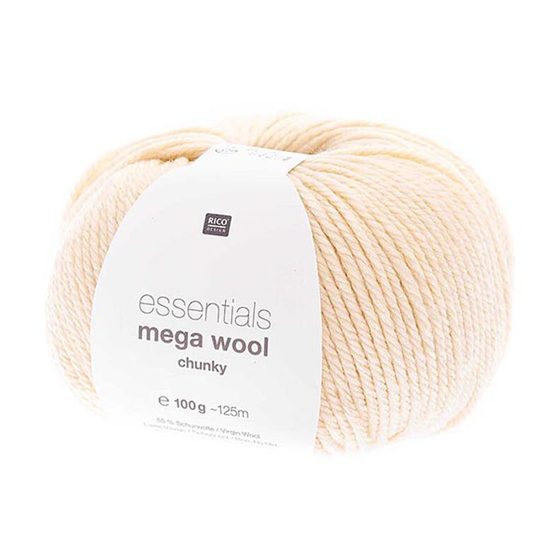 Essentials Mega Wool chunky | Rico Design – piasek,  image number 1