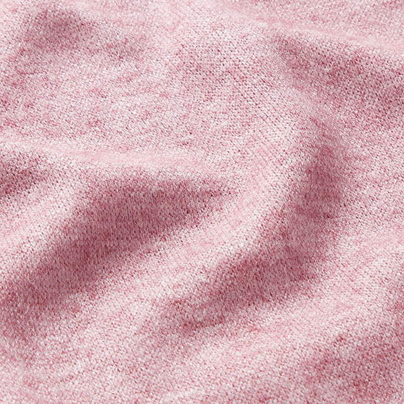 Dzianina swetrowa Mieszanka z wiskozą Melanż – pastelowy fiolet,  image number 2