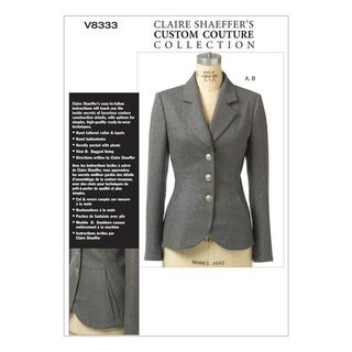 Marynarka, Claire Shaeffer V8333 | 32 - 48, 