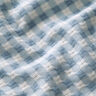 Tkanina bawełniana ze strukturą w kratkę – biel/jasnoniebieski,  thumbnail number 2