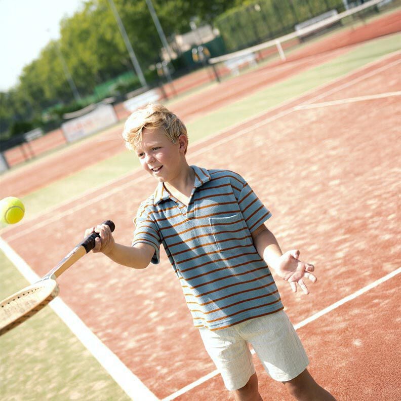 Dzianina frotte paski | Poppy Fabrics – pastelowy fiolet/purpura,  image number 7