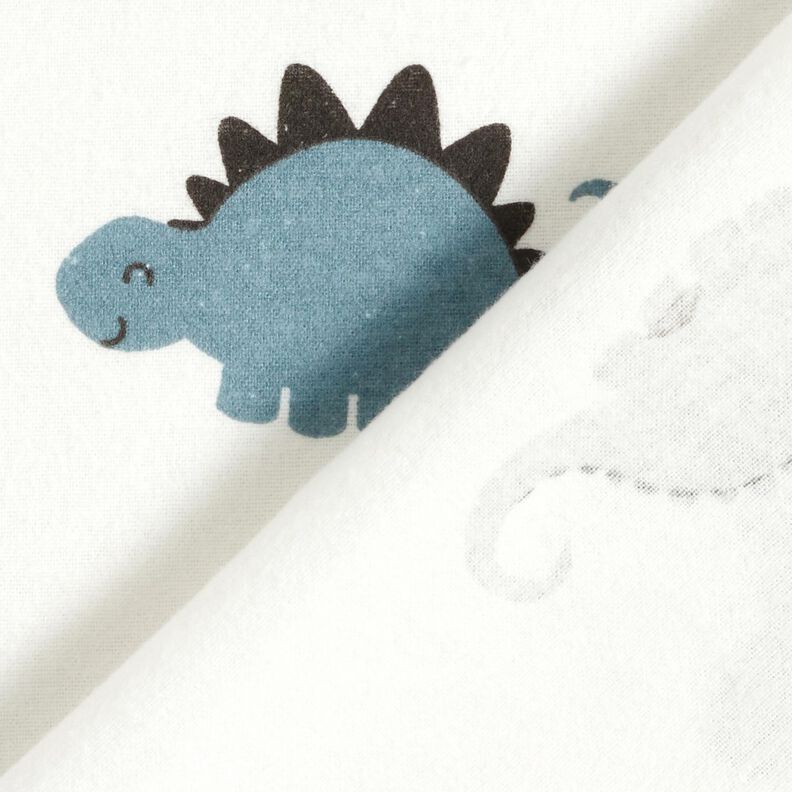 D?ersej bawe?niany szcz??liwe dinozaury &ndash; biel/ziele?,  image number 4