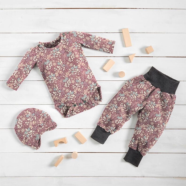 Flanela bawe?niana jesienna ??ka kwiatowa &ndash; ?liwka,  image number 5