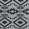 Dzianina swetrowa we wzór Ikat – szary/czerń,  thumbnail number 1