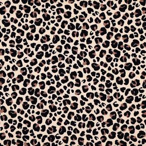 Dzianina dresowa pętelkowa French Terry drobna panterka nadruk cyfrowy | Poppy Fabrics –, 