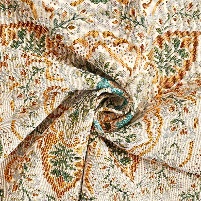 Panel dekoracyjny Gobelin duża mandala – musztarda/jasnobeżowy,  image number 3