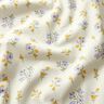 Tkanina bawełniana Kreton kwiaty mini – krem/liliowy,  thumbnail number 2