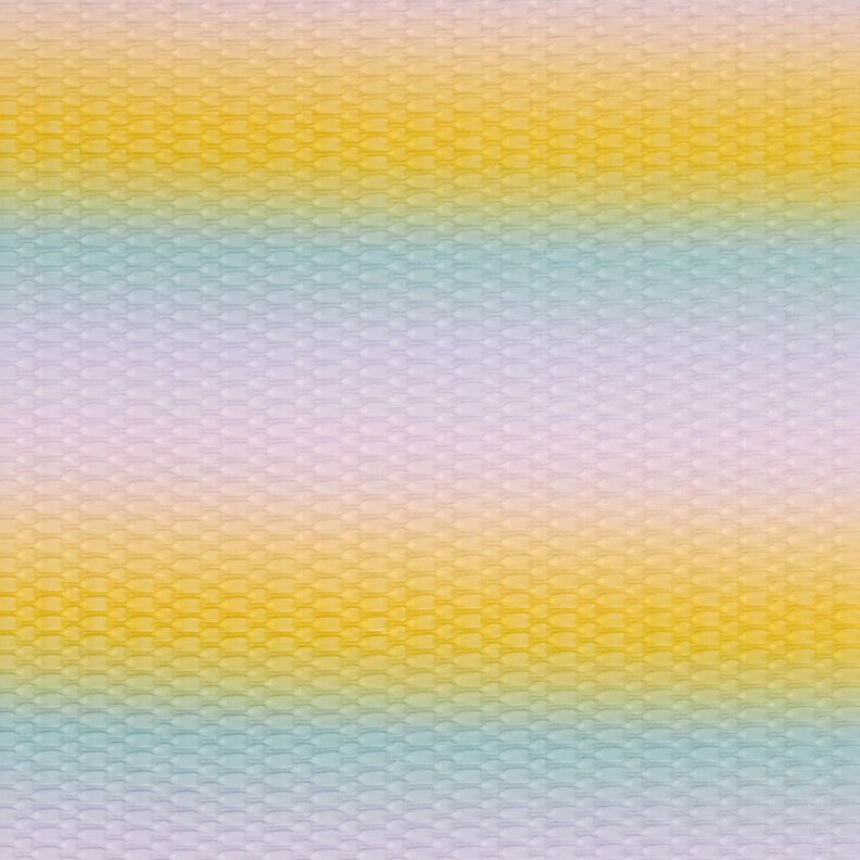 Dżersej na odzież sportową ze strukturą, cieniowany &ndash; pastelowy fiolet/brzoskwinia,  image number 1