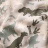 Dzianina dresowa drapana zakamuflowane dinozaury Melanż – jasny kreci/zieleń trzcinowa,  thumbnail number 2