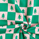 Miękka dresówka w choinki – zieleń jałowcowa/jasny róż,  thumbnail number 3
