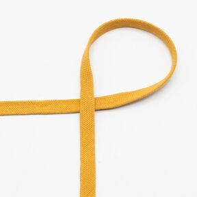 płaski sznurek Bluza z kapturem Bawełna [15 mm] – żółty curry, 