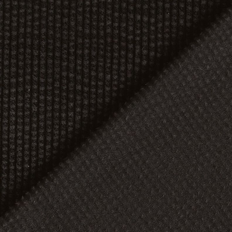 Sztruks szeroki Bubble Jednokol – czerń,  image number 3