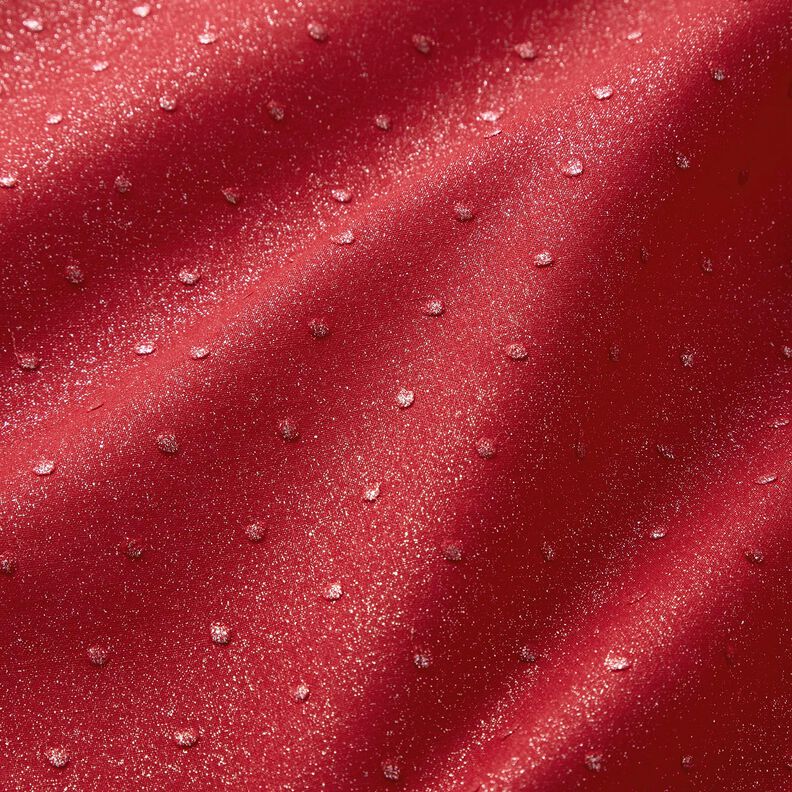 Połyskujący batyst bawełniany dobby – czerwień,  image number 2