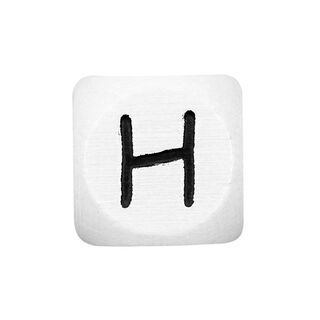 Drewniane literki H – biel | Rico Design, 