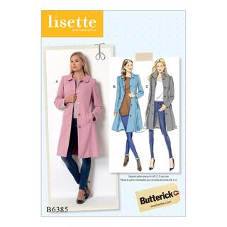 Płaszcz, Butterick 6385|40 - 48, 