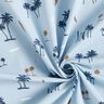 Dżersej bawełniany Hawaii Feeling – srebrny niebieski,  thumbnail number 3