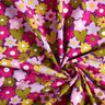 Dżersej bawełniany kolorowe kwiaty | Poppy Fabrics – winogronowy,  thumbnail number 3