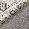 Dzianina bouclé we wzór ikat – szary/biel,  thumbnail number 4