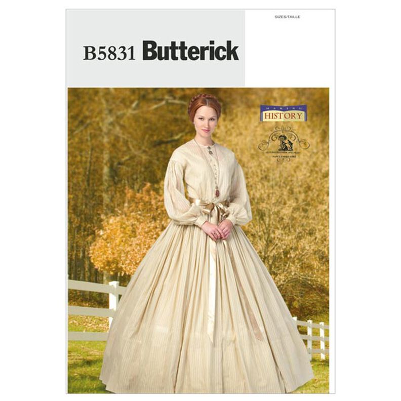 Historyczny kostium, Butterick 5831|34 - 42,  image number 1