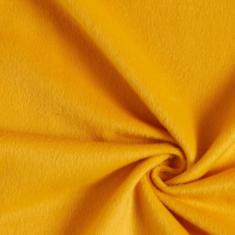 Materiał na płaszcze z chropowaceniem – żółty curry, image number 1