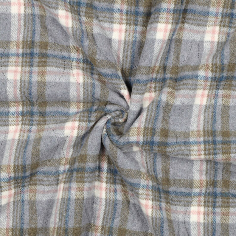 Tkanina pikowana Flanela kratka | Poppy Fabrics – szary, image number 3
