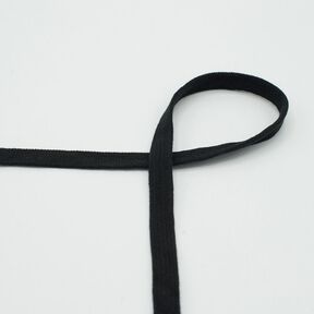 płaski sznurek Bluza z kapturem Bawełna [15 mm] – czerń, 