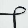płaski sznurek Bluza z kapturem Bawełna [15 mm] – czerń,  thumbnail number 1