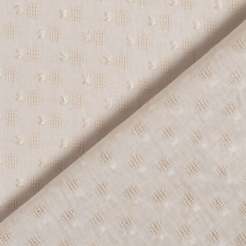Ażurowa tkanina bawełniana dobby – zawilec,  image number 5
