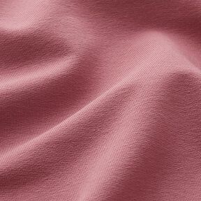 Lekka dresówka pętelkowa french terry jednokol. – ciemny brudny róż, 