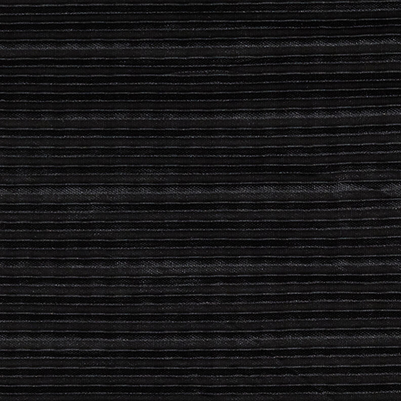 dżersej plisowany – czerń,  image number 1