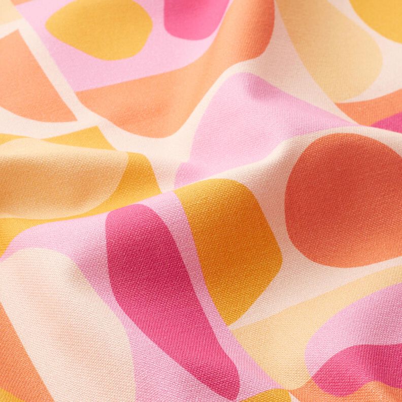 Tkanin dekoracyjna Half panama kolorowe wariacje &ndash; jasna ż&oacute;łć/pastelowy fiolet,  image number 2