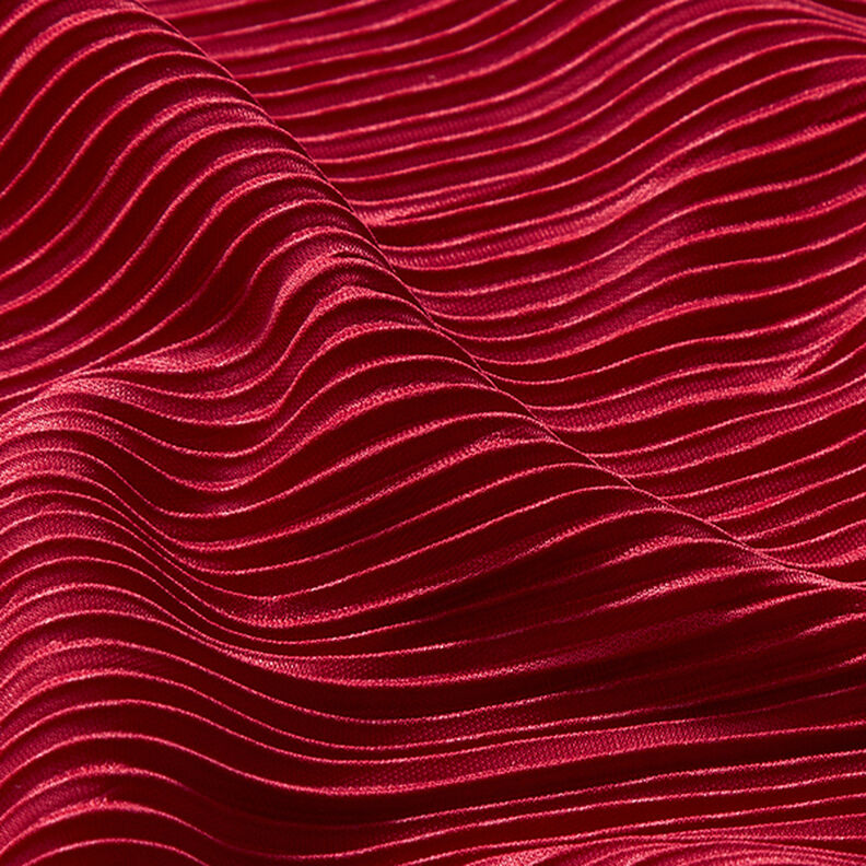 dżersej plisowany – czerwień,  image number 2