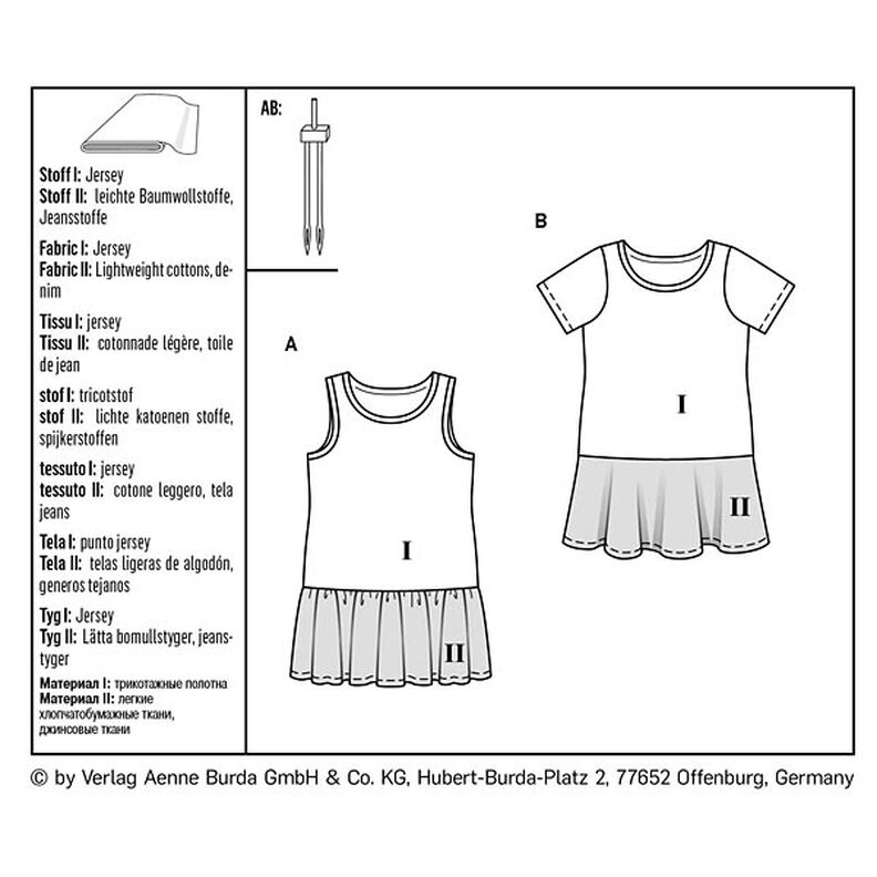 Sukienki dziewczęce, Burda 9341 | 92 - 122,  image number 9