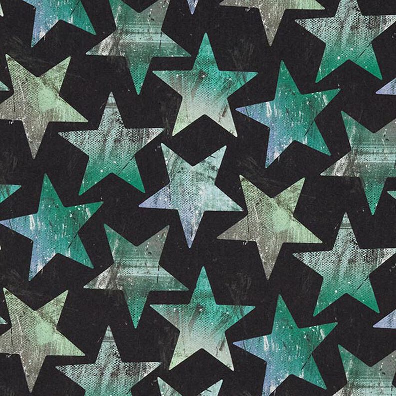 Softshell gwiazdy – czerń/zieleń,  image number 1