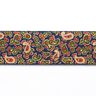 Guma – paisley  [ 3,5 cm ] – granat/zieleń,  thumbnail number 1